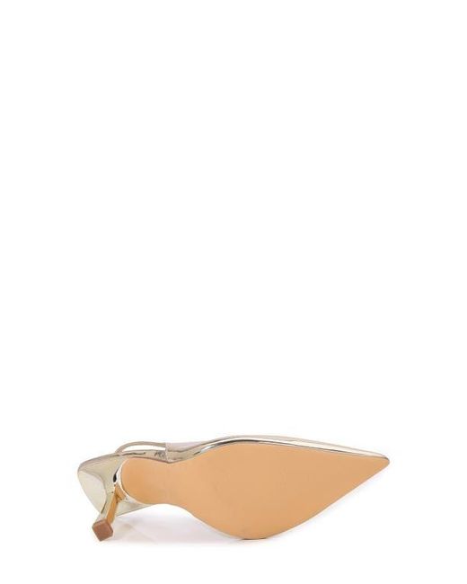 BERNESS White Cassia Slingback Pump