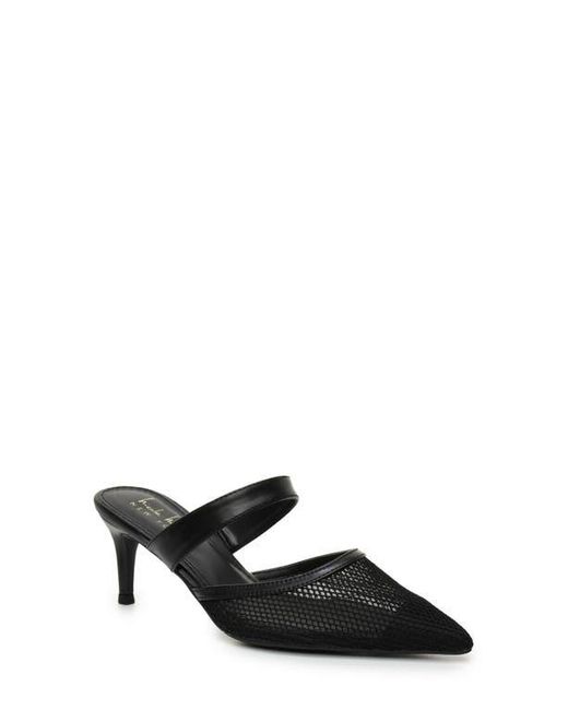 Nicole Miller Black Mesh Mule