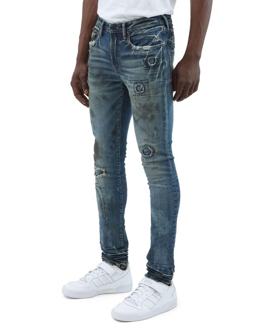 PRPS Blue Level Skinny Jeans for men