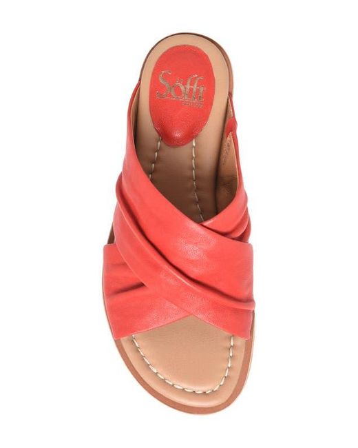 Söfft Pink Fallon Slide Sandal