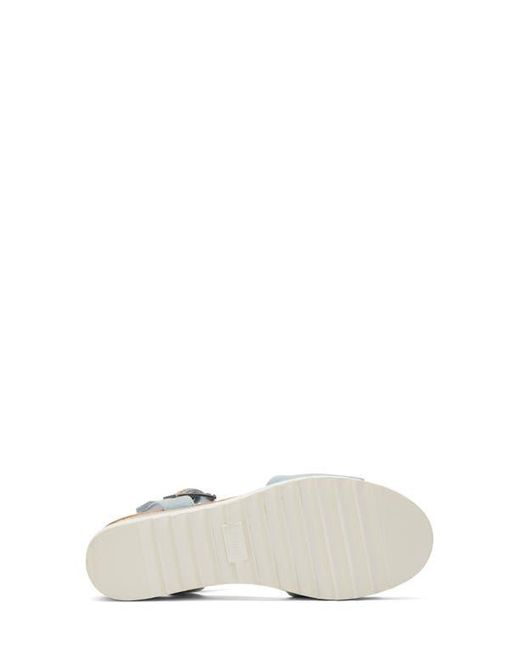 TOMS White Diana Platform Wedge Sandal