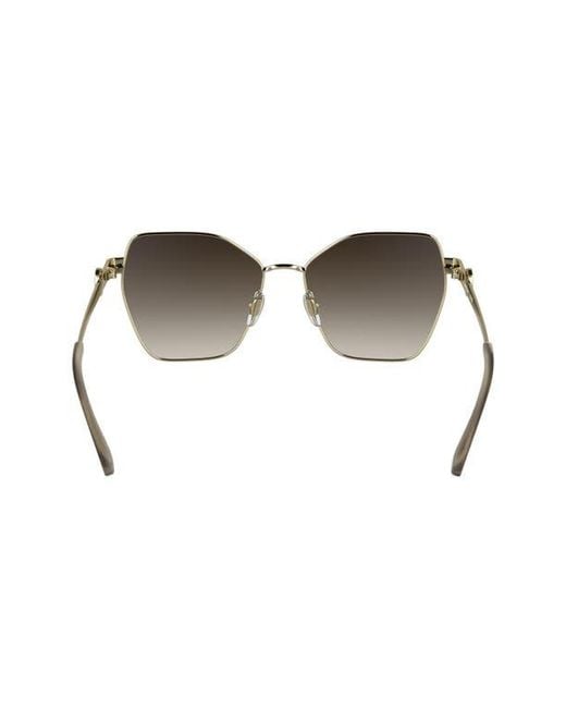 Longchamp Multicolor 58Mm Gradient Square Sunglasses