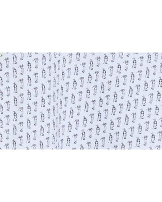 Bugatchi White Cotton Knit Polo for men