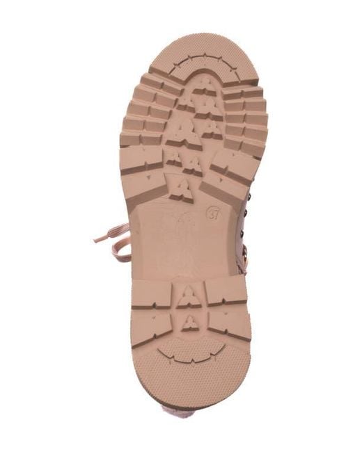 Ninety Union Brown Snowball Faux Shearling Lug Sole Bootie
