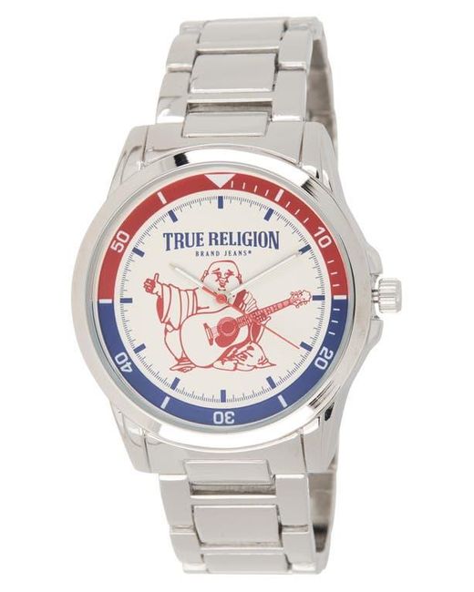 TRUE RELIGION Buddha Guitar Bracelet Watch, 42.8Mm in Gray for Men