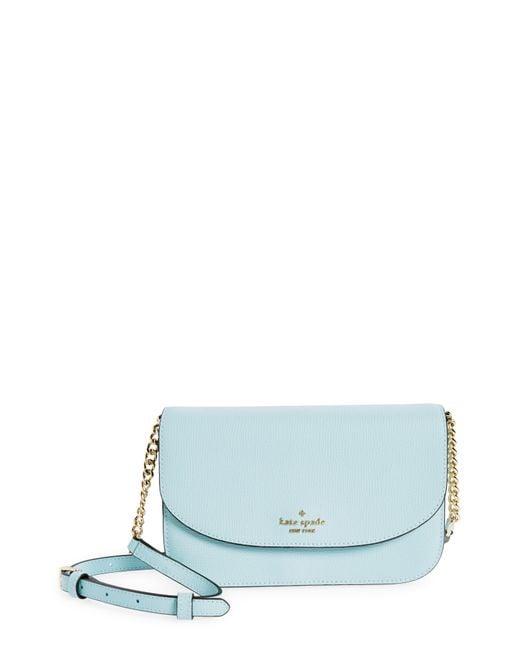 Kate Spade Blue Wallet On A String Crossbody Bag