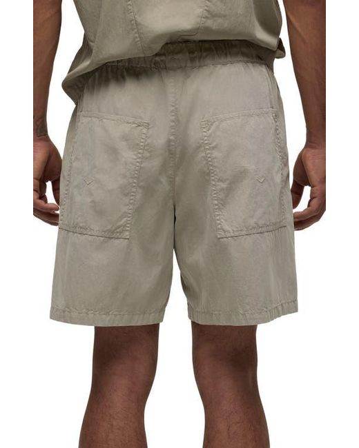 Hudson Natural Cotton Blend Drawstring Shorts for men