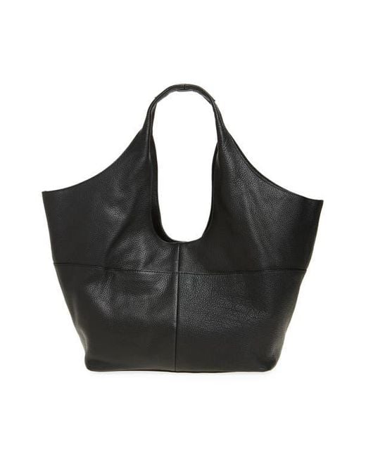 Aimee Kestenberg Black Easy Breezy Leather Tote Bag