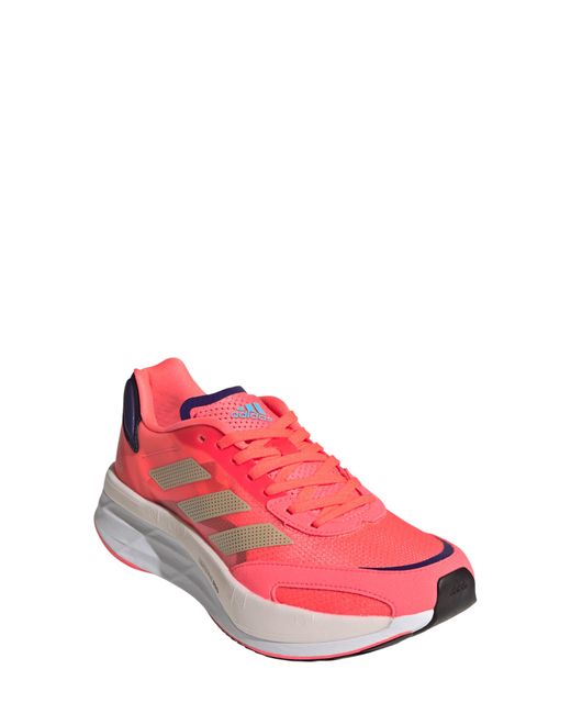 adidas Adizero Boston 10 Shoe in Pink | Lyst