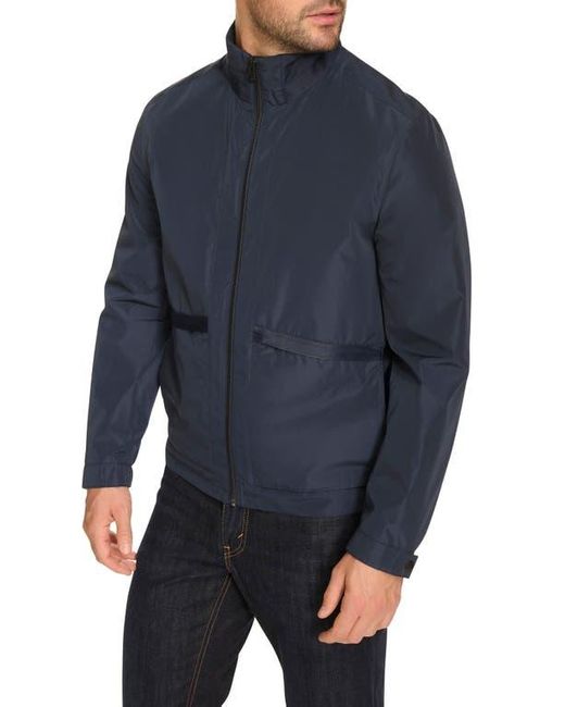 Cole Haan Blue Packable Rain Jacket for men