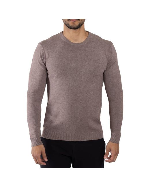 Xray Jeans Gray Crewneck Knit Pullover Sweater for men