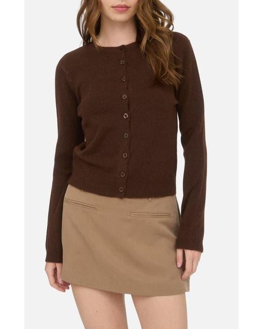 Blu Pepper Brown Button Down Cardigan