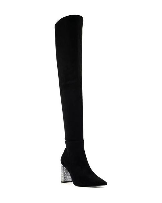Dune Black Superstar Over The Knee Boot