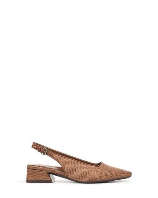 Naturalizer Brown Ginger Slingback Pump