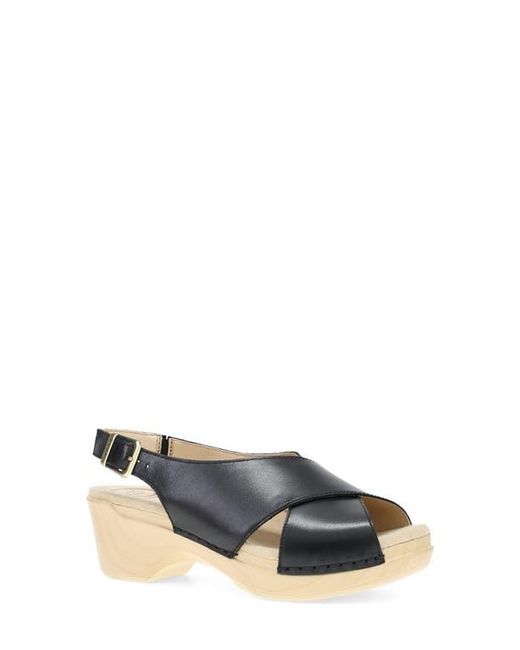 Dansko Gray Sloane Slingback Platform Sandal