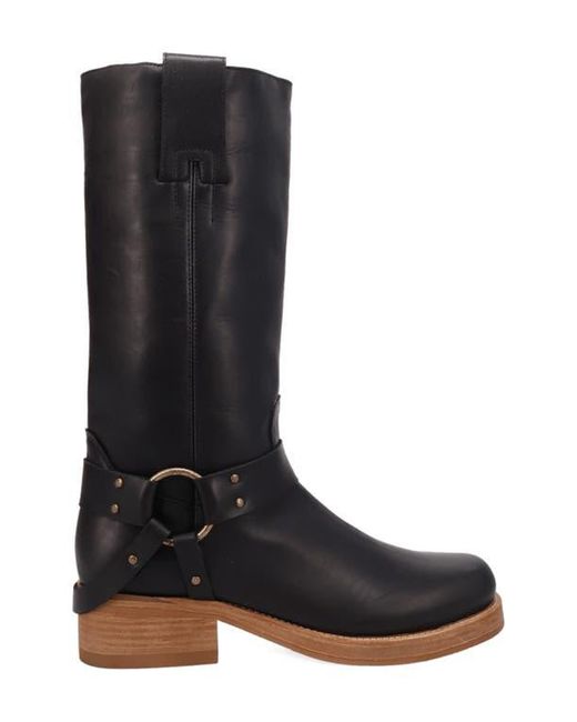 Dingo Black Rip Harness Boot for men