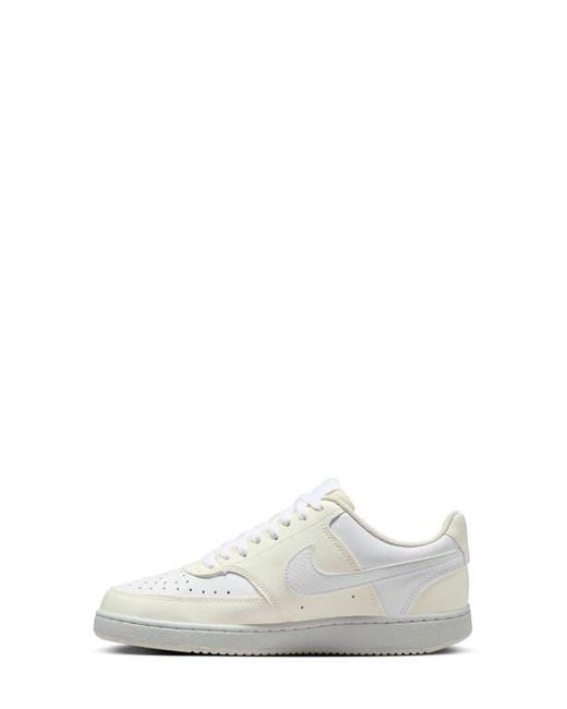 Nike White Court Vision Low Sneaker
