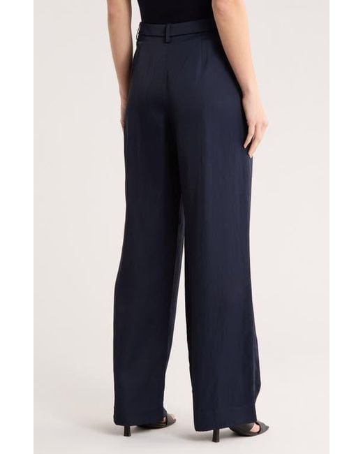Twp Blue Sulli Pleated Pants