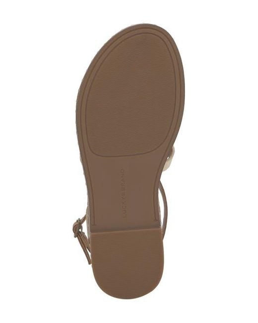 Lucky Brand Brown Kielly Sandal