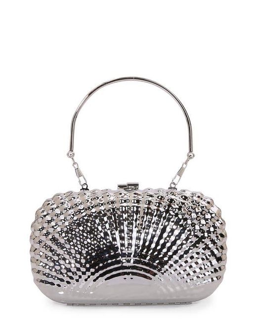 BERNESS Metallic Shell Clutch