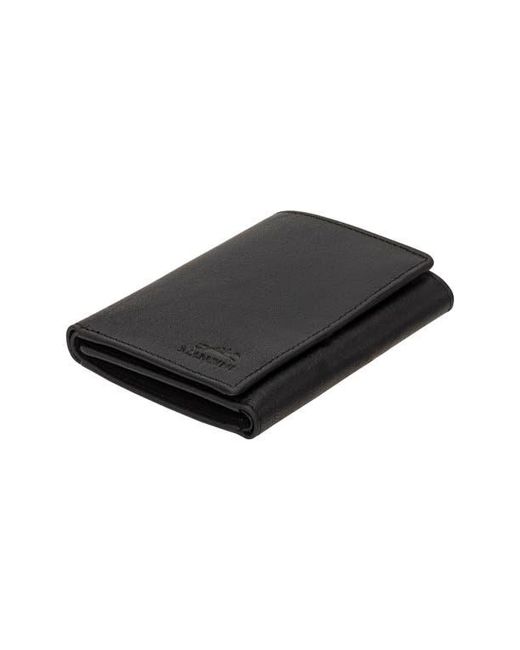 Mancini Black Rfid Trifold Wallet for men