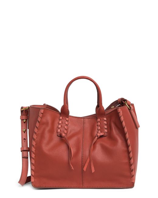 Lucky Brand Rysa Satchel Bag in Red | Lyst