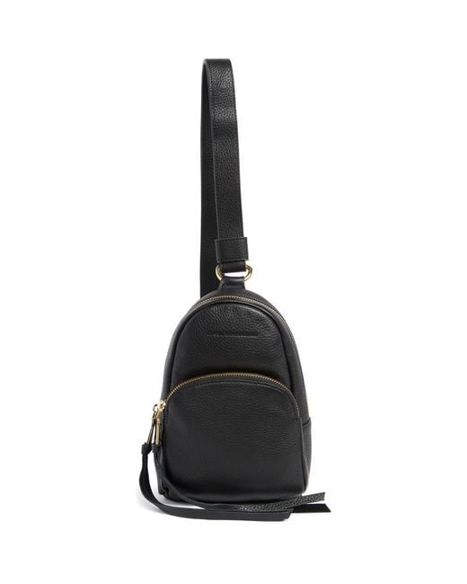 Aimee Kestenberg Black Breeze Leather Sling Bag
