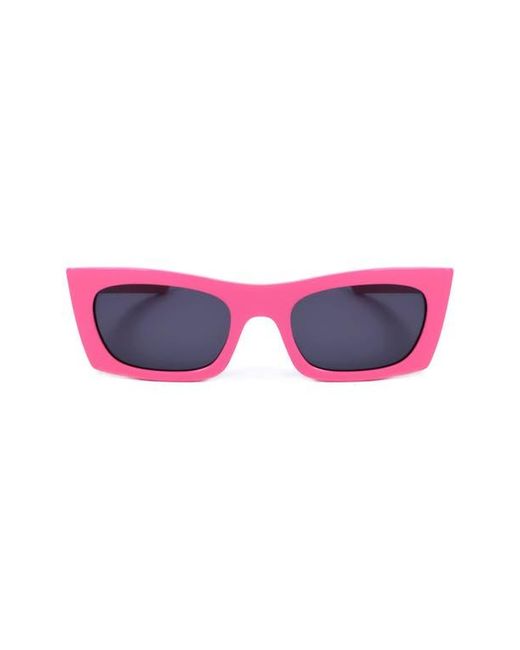 Retrosuperfuture Pink 46Mm Square Sunglasses