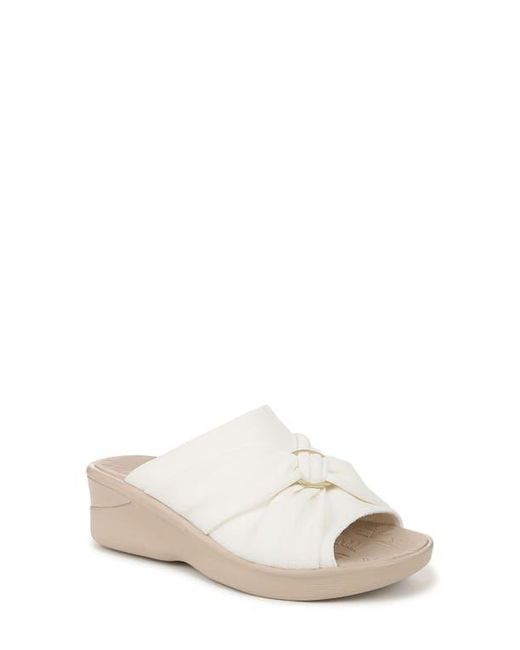 LifeStride White Serenade Slide Sandal