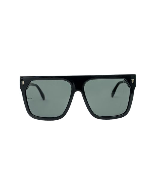 MITA SUSTAINABLE EYEWEAR Black 59mm Square Sunglasses