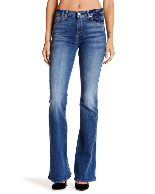 7 For All Mankind Blue A-pocket Bootcut Jean