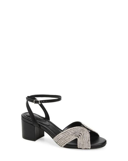 SCHUTZ SHOES Women's White Hattie Ankle Strap Sandal