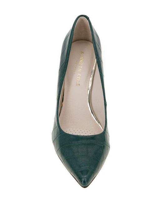 Kenneth Cole Green Aundrea Pointed Toe Pump