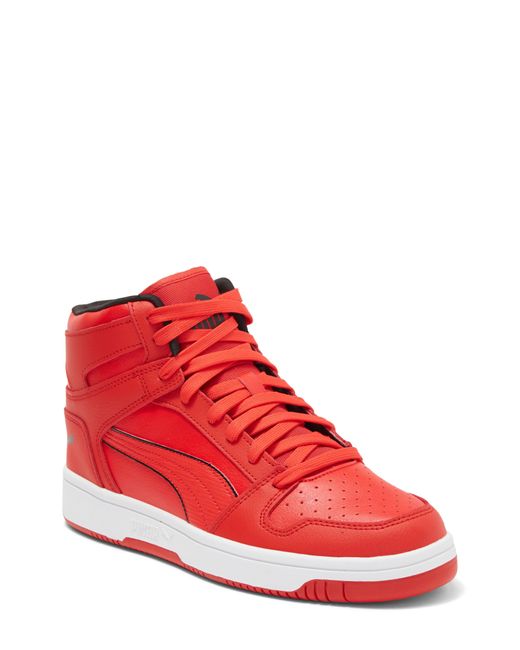 PUMA Reboudn Layup Sneaker In Red-red-black At Nordstrom Rack for Men | Lyst