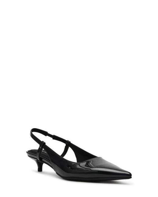 Anne Klein Black Shorty Slingback Pump