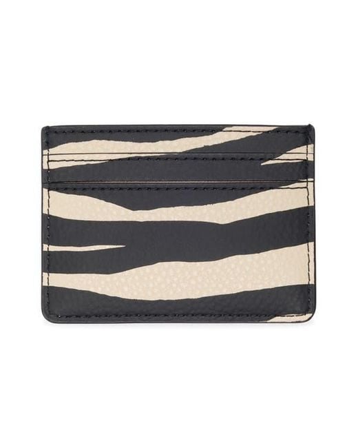 Marc Jacobs Gray Zebra Stripe Card Case