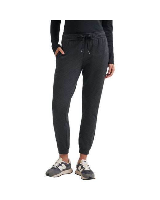 Travis Mathew Black Cloud Drawstring Fleece Joggers