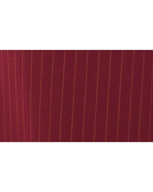 Parker Red Pinstripe Wide Leg Pants