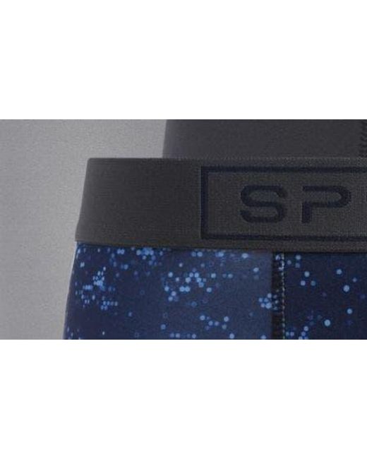 Spyder Blue 4-pack Boxer Briefs for men