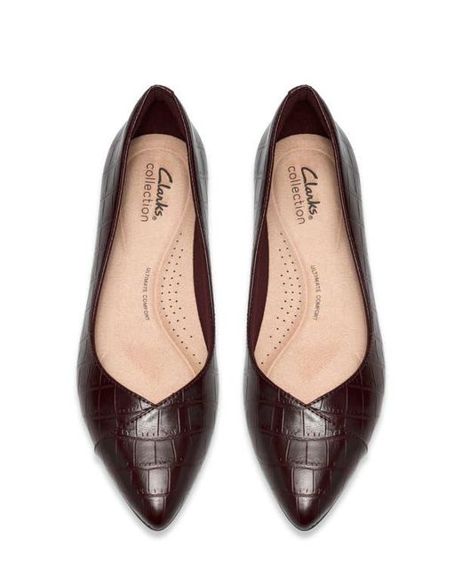 Clarks Brown Natalyn Skimmer Flat
