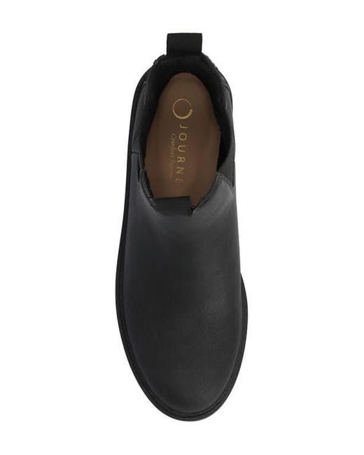 Journee Collection Black Blanche Chelsea Boot