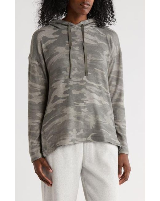 Matty M Gray High-Low Hem Hoodie