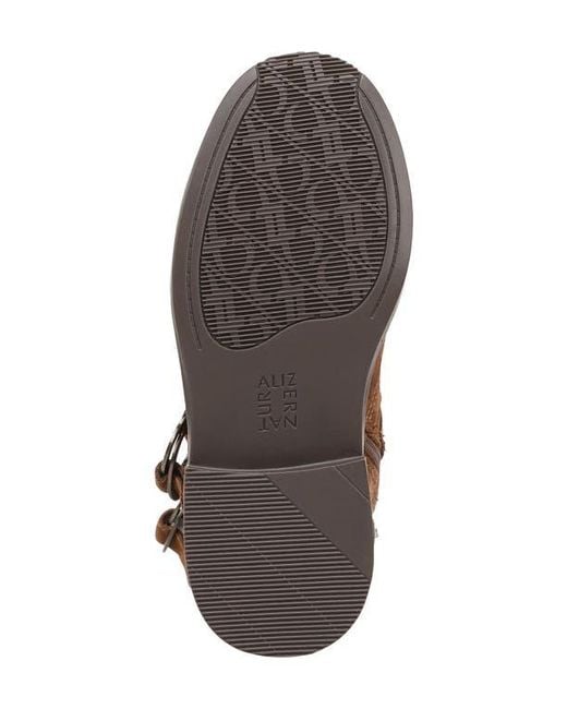 Naturalizer Brown Optimus Stud Moto Boot