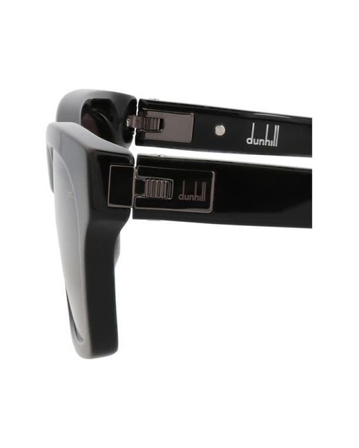 Dunhill Black 53Mm Rectangular Sunglasses for men