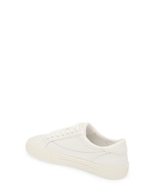 Madewell White Sidewalk Low Top Sneaker