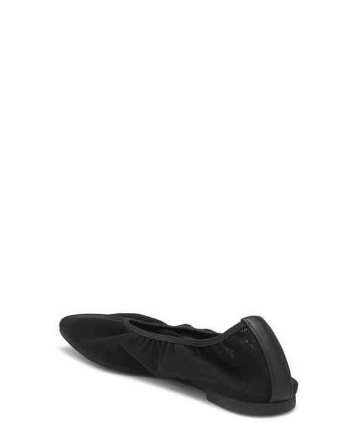 Reformation Black Marcadet Knit Ballet Flat