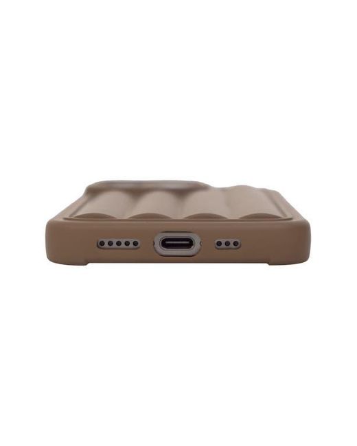 Auramma Brown Roman Stripes Iphone 14 Pro Case