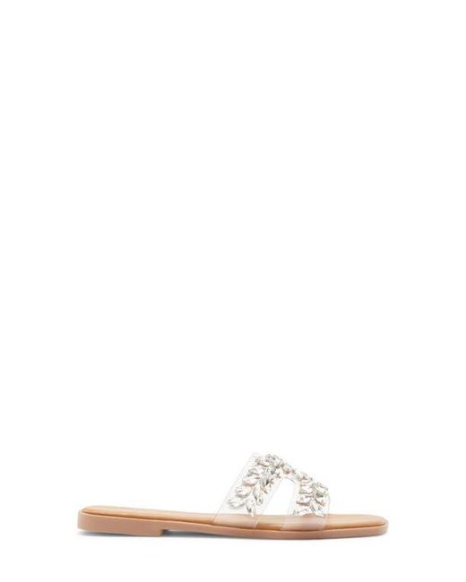 Top Moda Metallic Dubau Slide Sandal