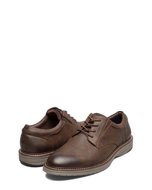 Nunn Bush Brown Gates Plain Toe Derby for men