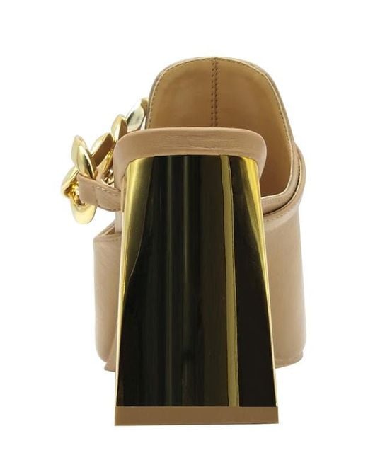 Ninety Union Metallic Ryder Open Toe Pump